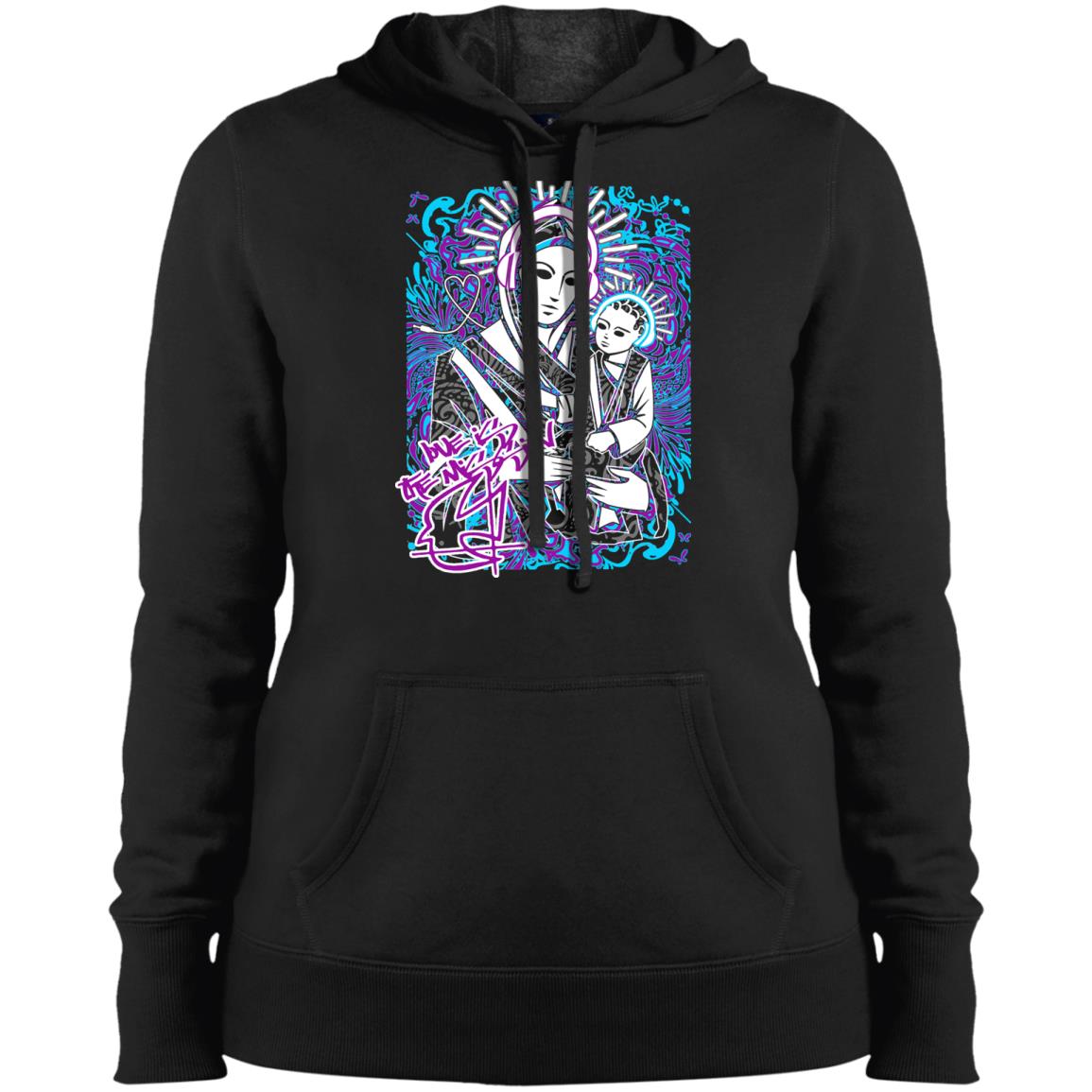 Intricated Urban Hippie Street Art – Love Is The Mission 08 Dk Hoodie Ladies&Men Pimamour