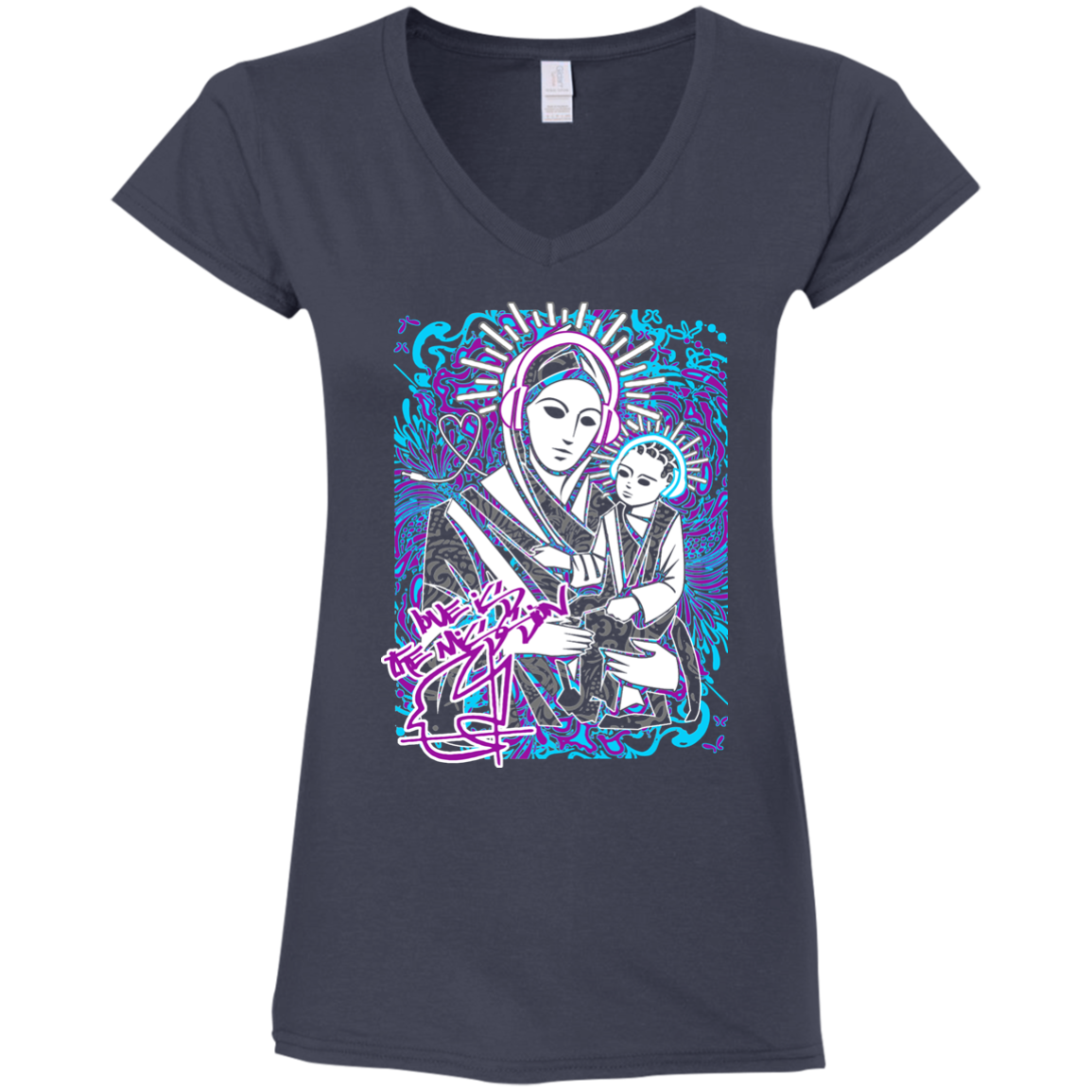 Intricated Urban Hippie Street Art – Love Is The Mission 08 Tee&Tank Lady Pimamour