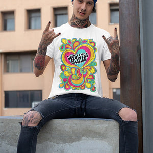 Intricated Urban Hippie Street Art – Love Is The Mission 10 Tee&Tank Men/Unisex Pimamour