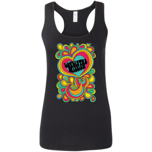 Intricated Urban Hippie Street Art – Love Is The Mission 13 Tee&Tank Lady Pimamour