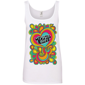 Intricated Urban Hippie Street Art – Love Is The Mission 13 Tee&Tank Lady Pimamour