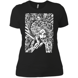 Intricated Urban Hippie Street Art – Peace Of Art 01 Tee&Tank Lady Pimamour