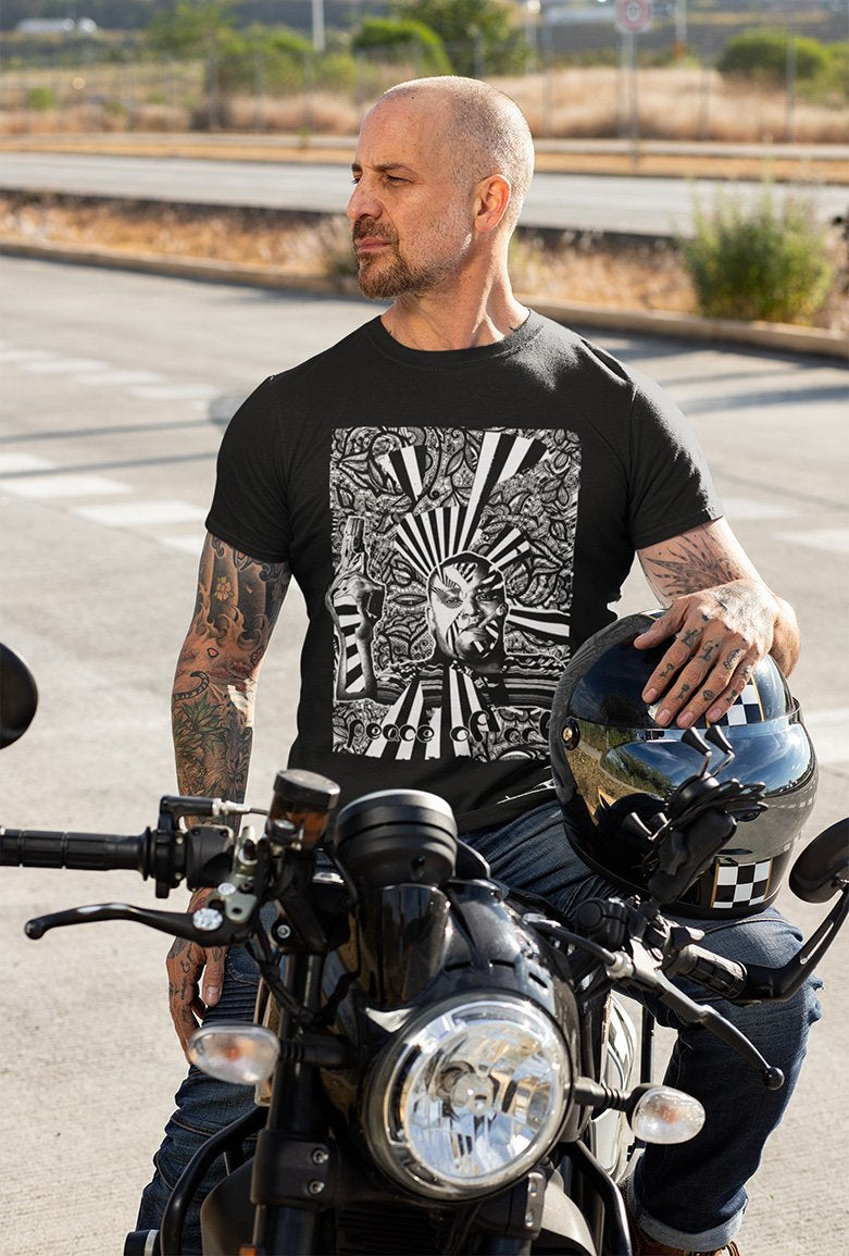 Intricated Urban Hippie Street Art – Peace Of Art 11 Tee&Tank Men/Unisex Pimamour