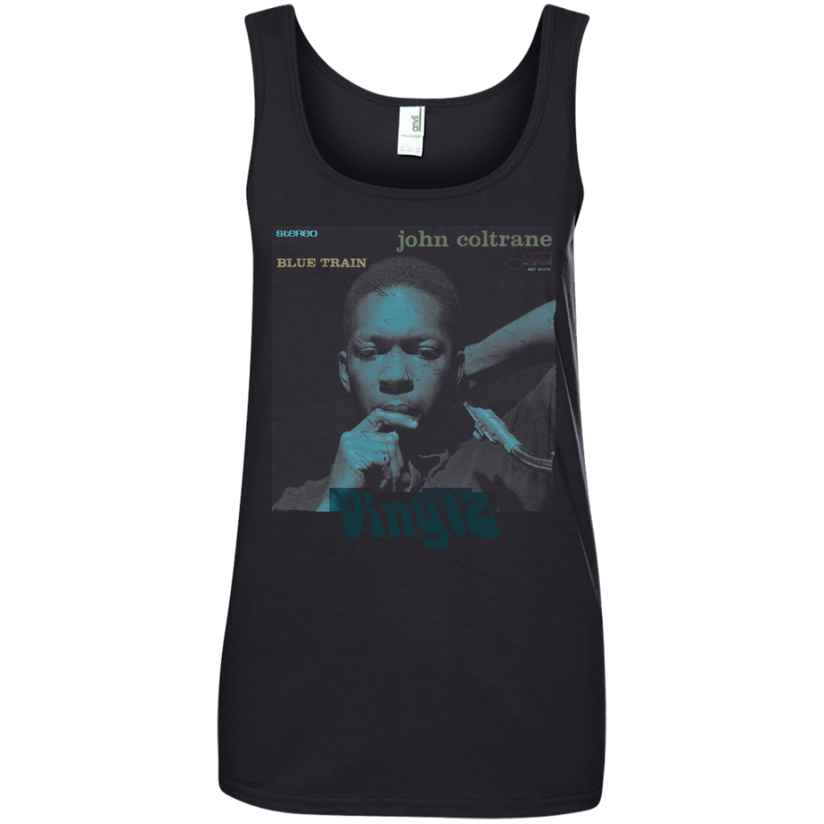 Jonh Coltrane - Blue Train - Ep Cover - Vinyl 07 Tee&Tank Lady Pimamour