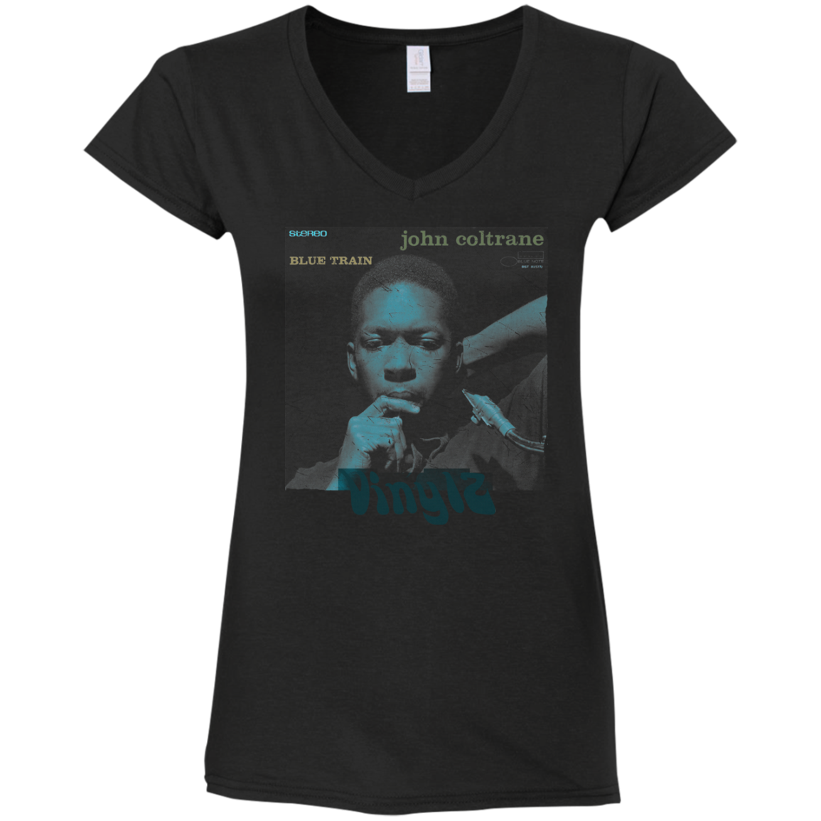 Jonh Coltrane - Blue Train - Ep Cover - Vinyl 07 Tee&Tank Lady Pimamour