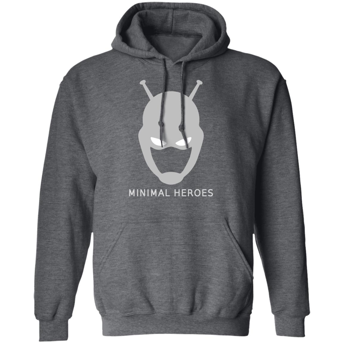 Minimalist Design – Pop Culture - Minimal Heroes 01 Dk Hoodie Ladies&Men Pimamour