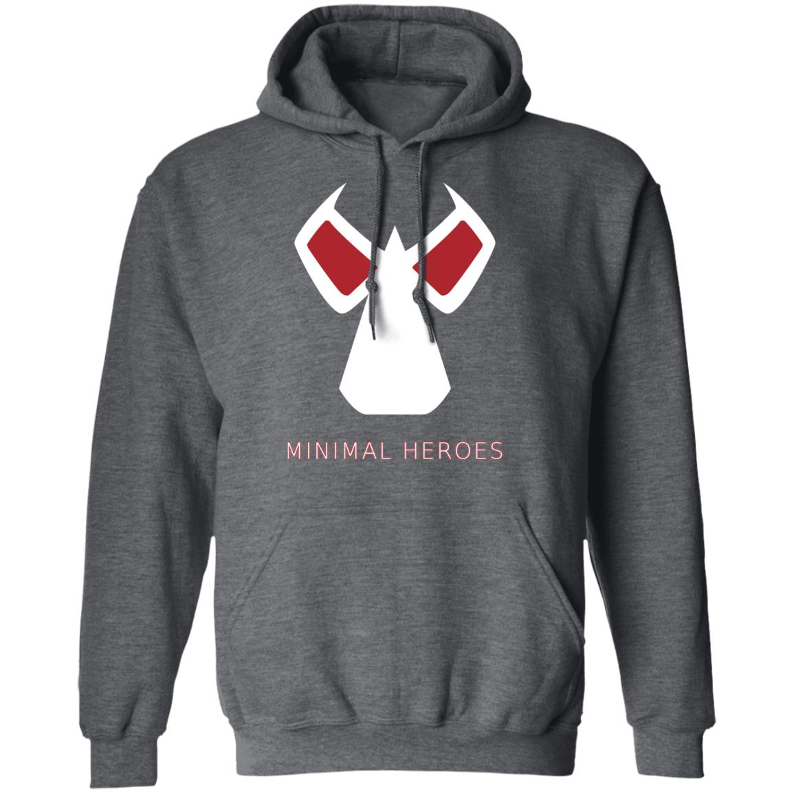 Minimalist Design – Pop Culture - Minimal Heroes 02 Dk Hoodie Ladies&Men Pimamour