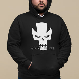 Minimalist Design – Pop Culture - Minimal Heroes 05 Dk Hoodie Ladies&Men Pimamour