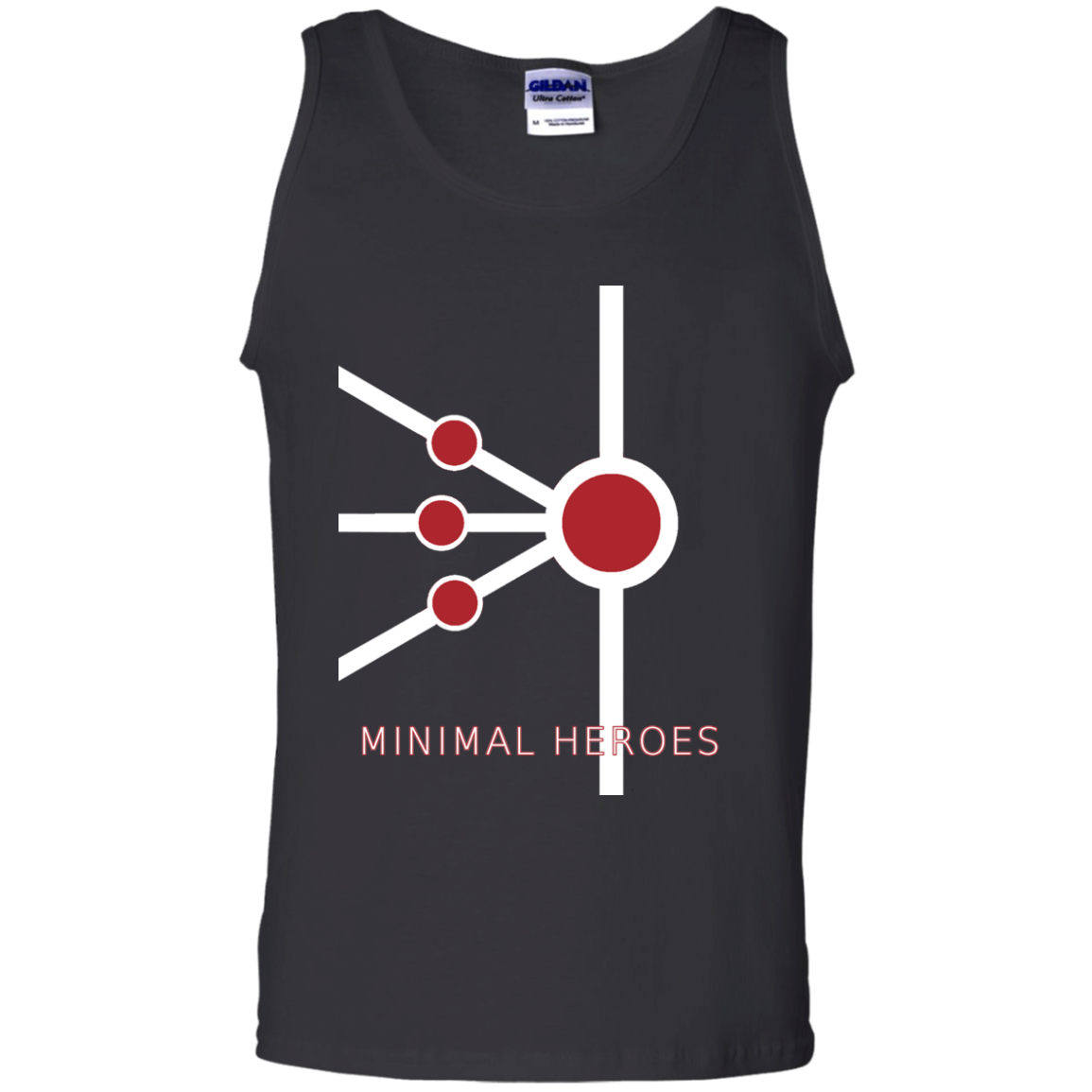 Minimalist Design – Pop Culture - Minimal Heroes 07 Tee&Tank Men/Unisex Pimamour