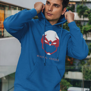 Minimalist Design – Pop Culture - Minimal Heroes O8 Dk Hoodie Ladies&Men Pimamour