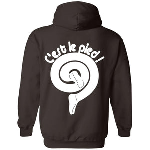 Minimalist Design – Pop Culture - Smart Design 08 Dk Hoodie Ladies&Men Back Print Pimamour