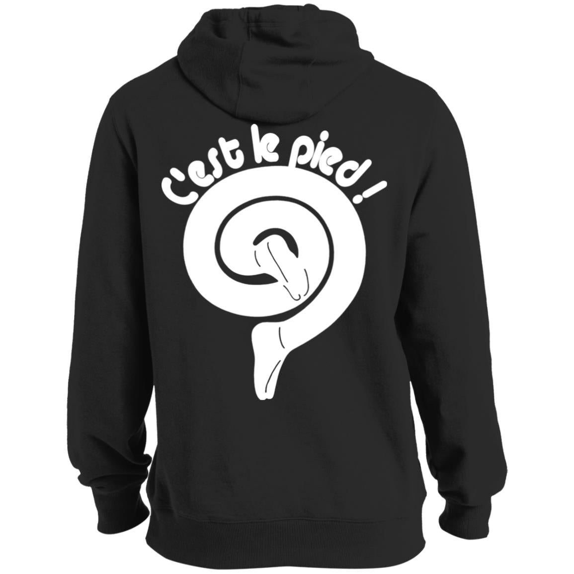 Minimalist Design – Pop Culture - Smart Design 08 Dk Hoodie Ladies&Men Back Print Pimamour