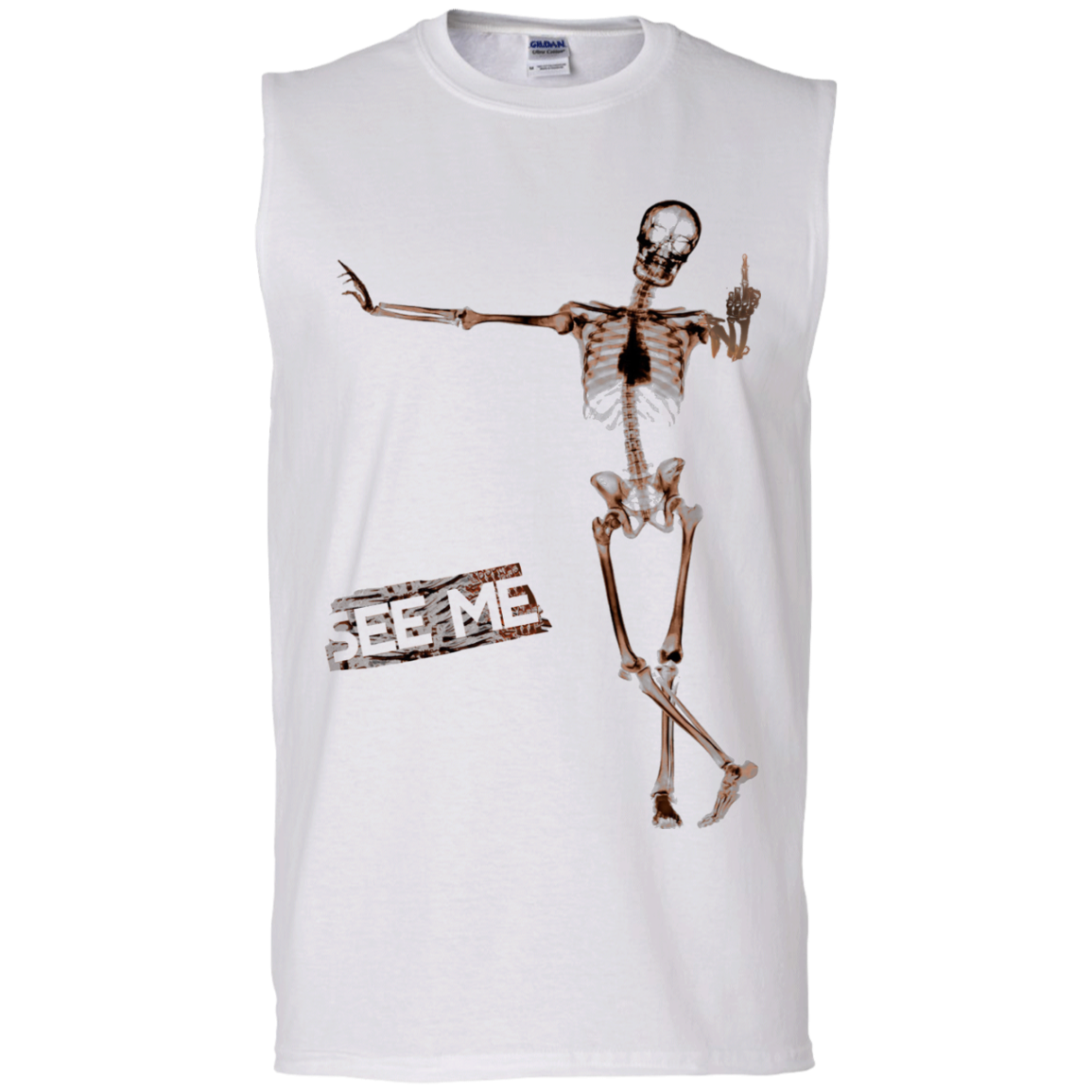 Original Funny Skeleton Skull - X-Ray 01 Tee&Tank Men/Unisex Pimamour