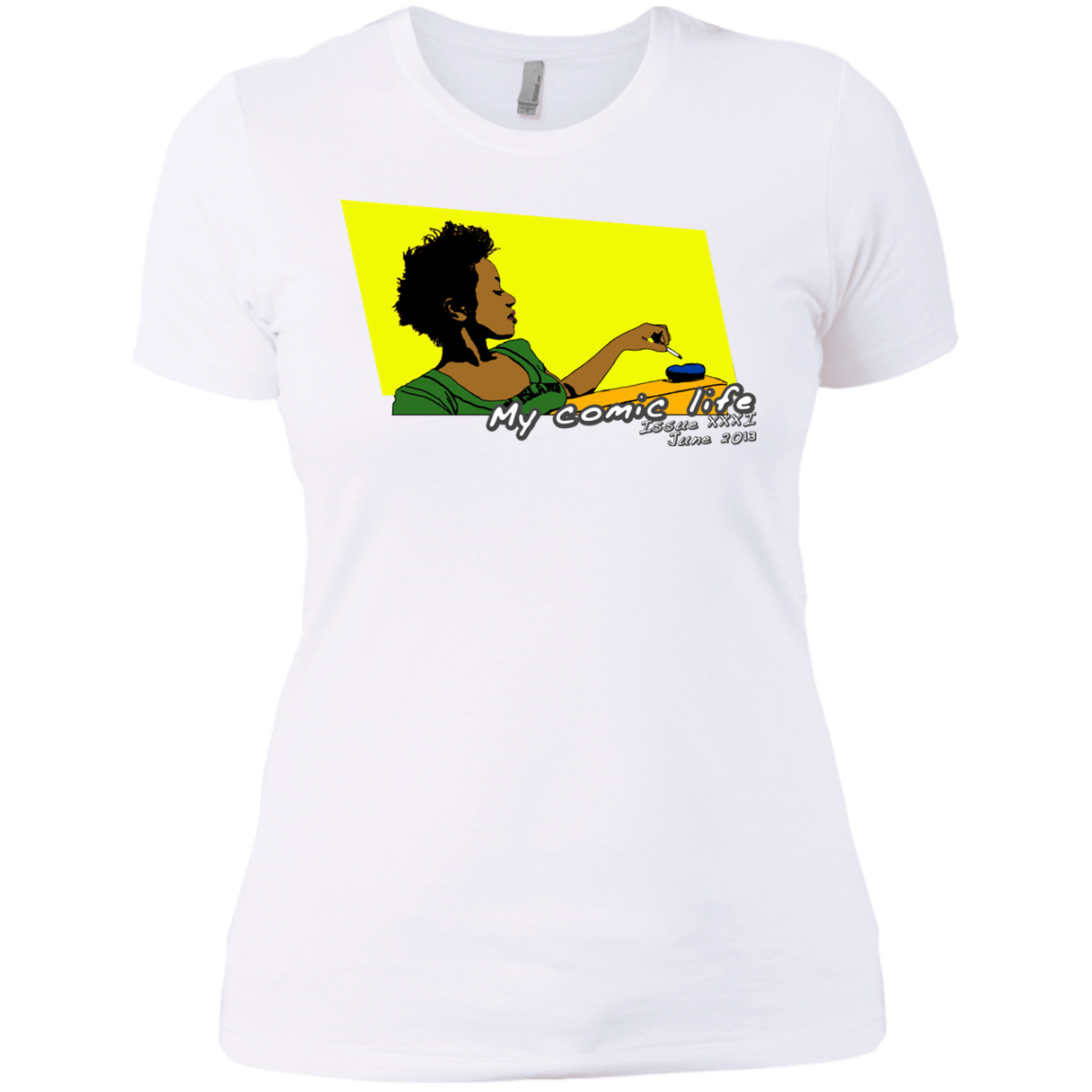 Pop Art Vintage Comics Lichtenstein Style - My Comic Life 02 Tee&Tank Lady Pimamour
