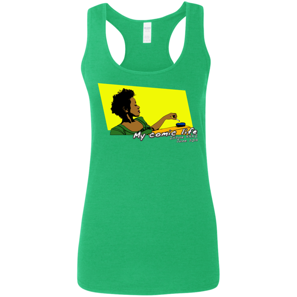 Pop Art Vintage Comics Lichtenstein Style - My Comic Life 02 Tee&Tank Lady Pimamour