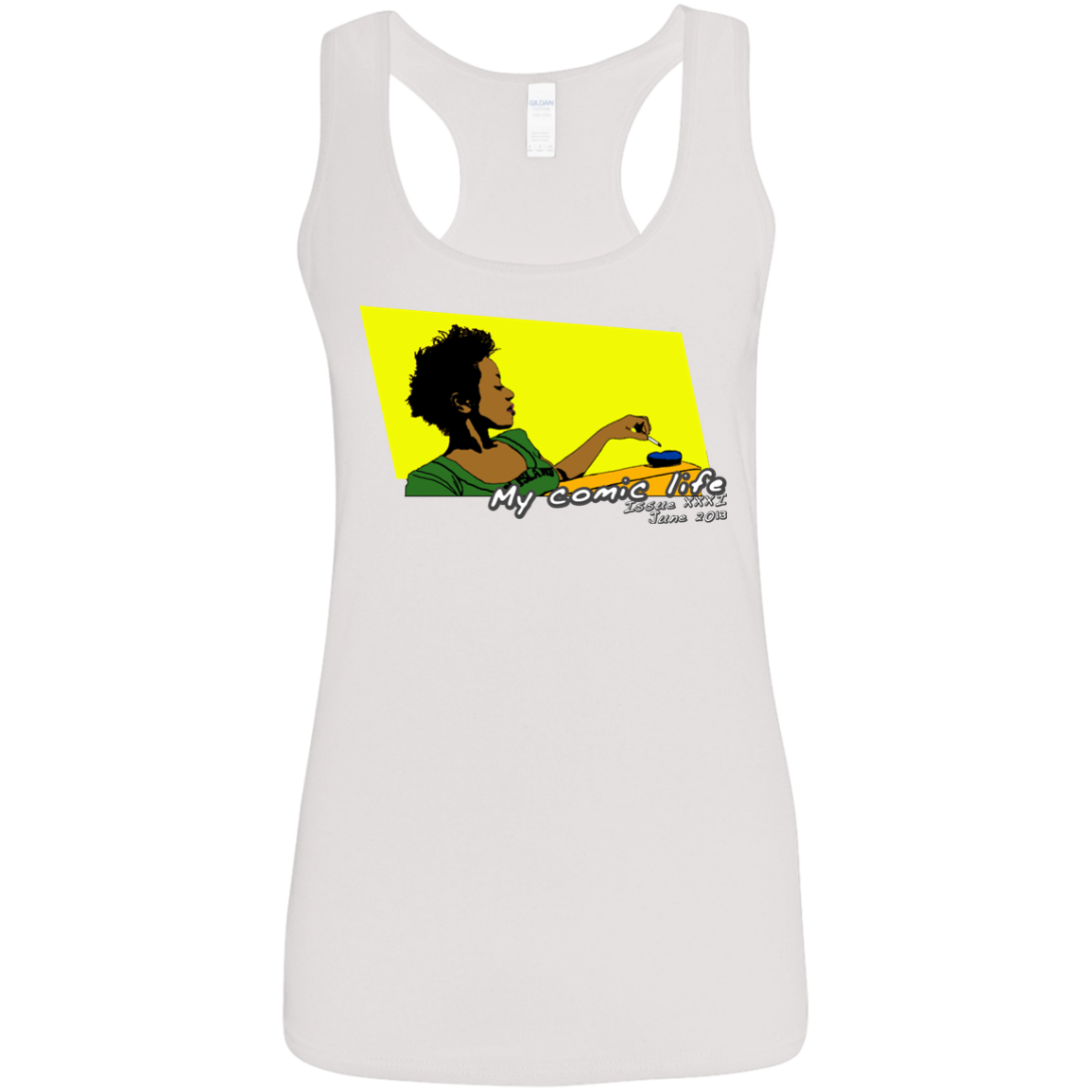 Pop Art Vintage Comics Lichtenstein Style - My Comic Life 02 Tee&Tank Lady Pimamour