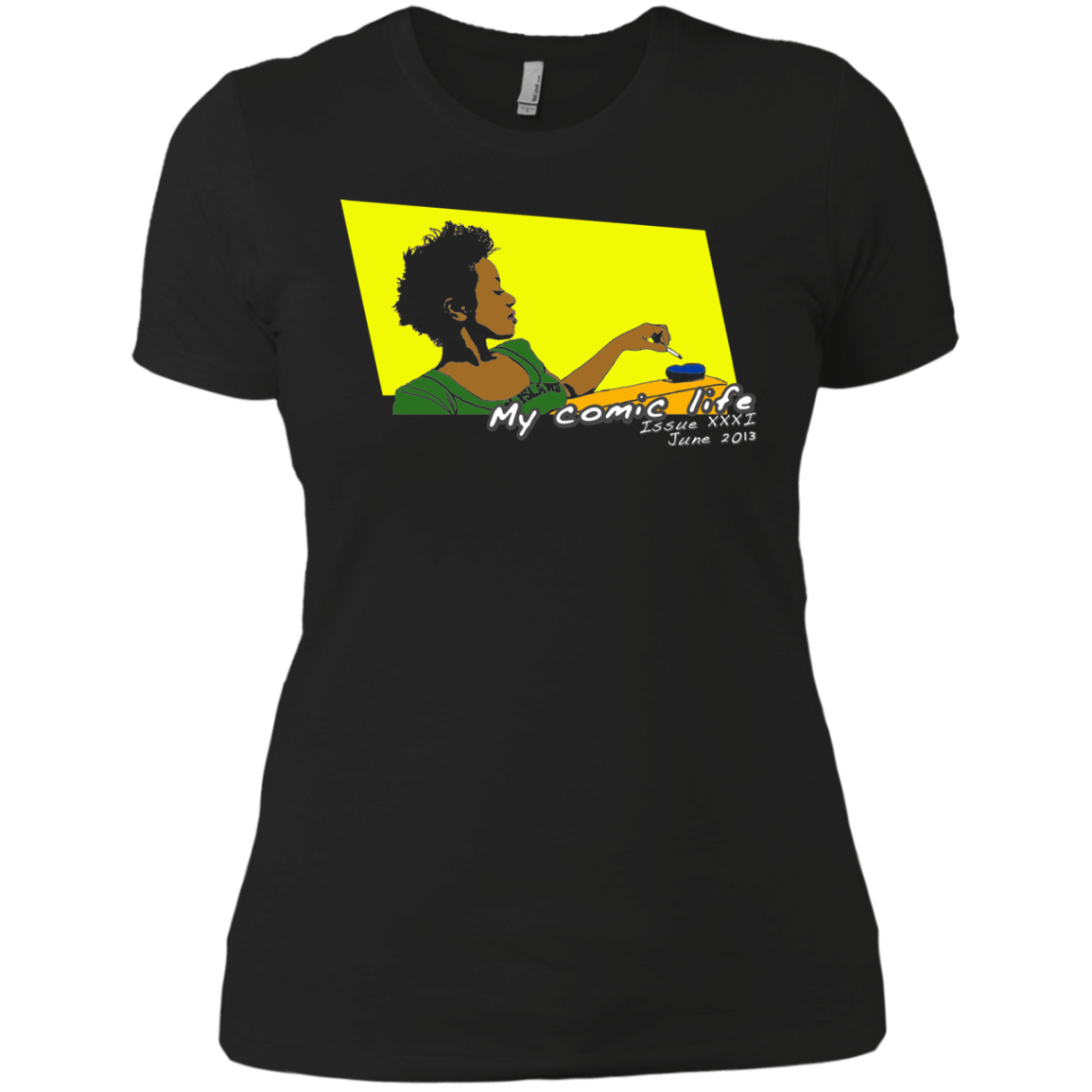 Pop Art Vintage Comics Lichtenstein Style - My Comic Life 02 Tee&Tank Lady Pimamour