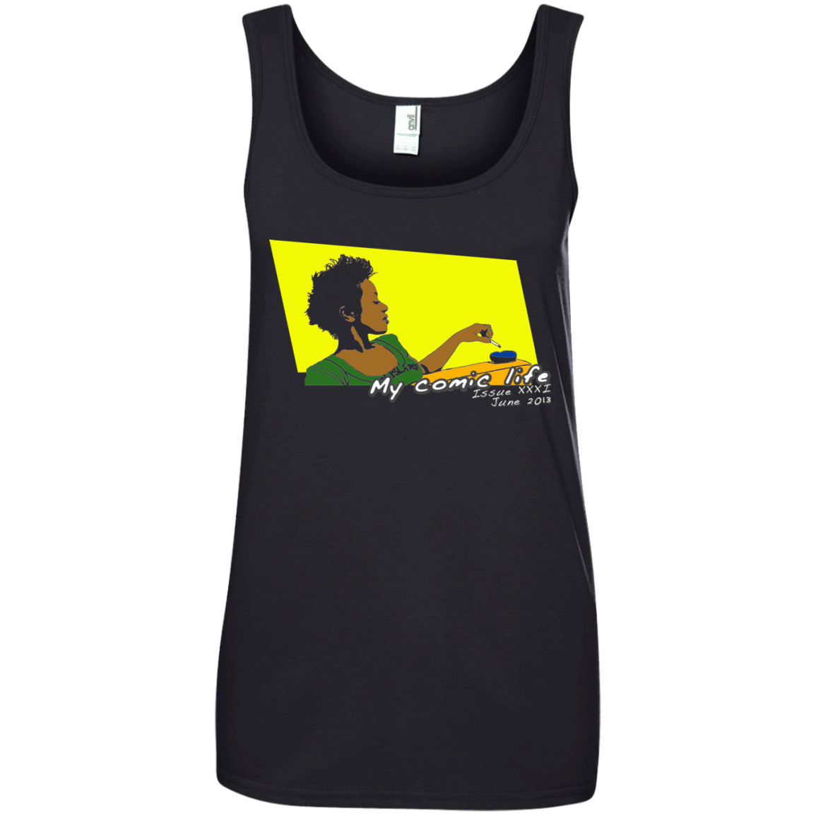 Pop Art Vintage Comics Lichtenstein Style - My Comic Life 02 Tee&Tank Lady Pimamour