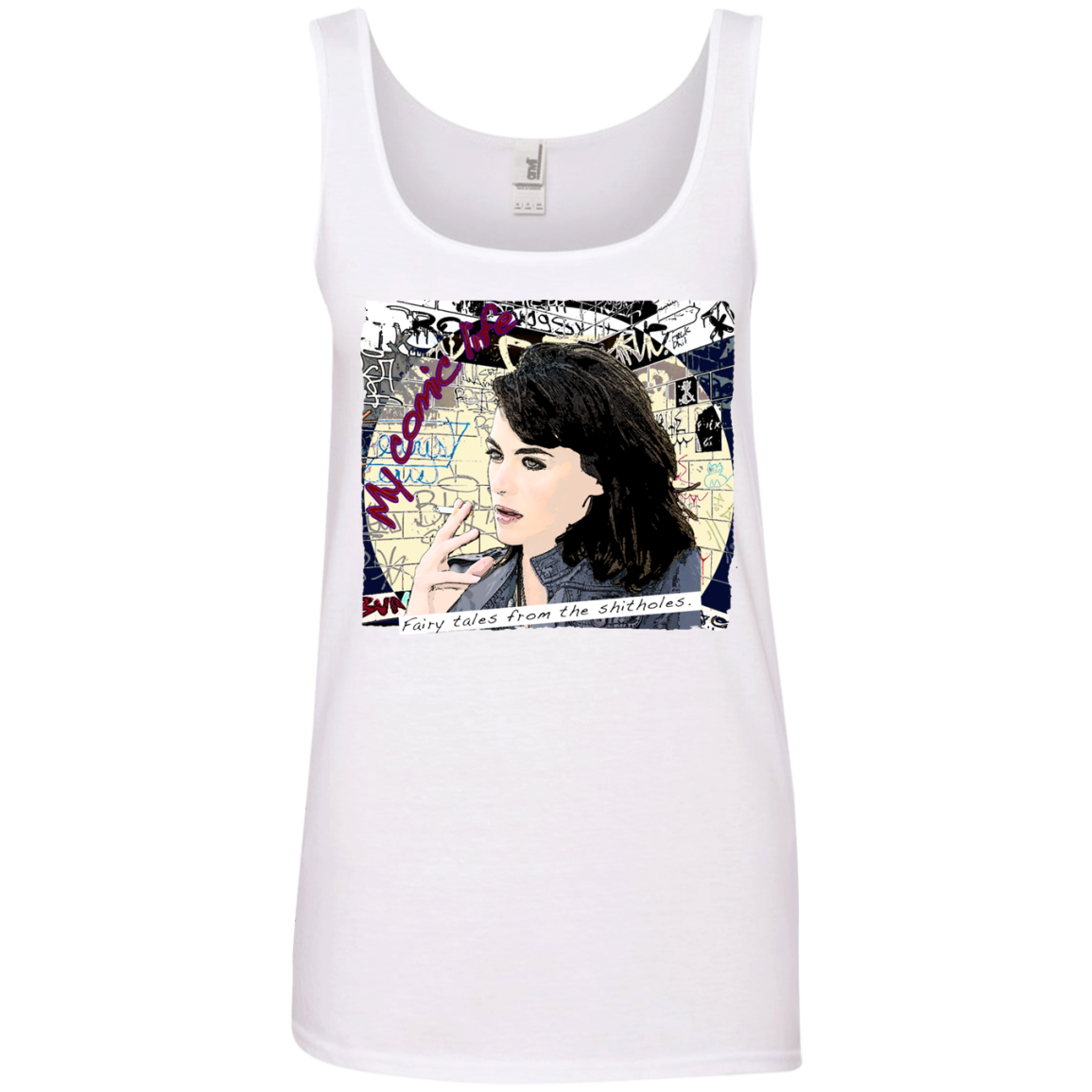 Pop Art Vintage Comics Lichtenstein Style - My Comic Life 06 Tee&Tank Lady Pimamour