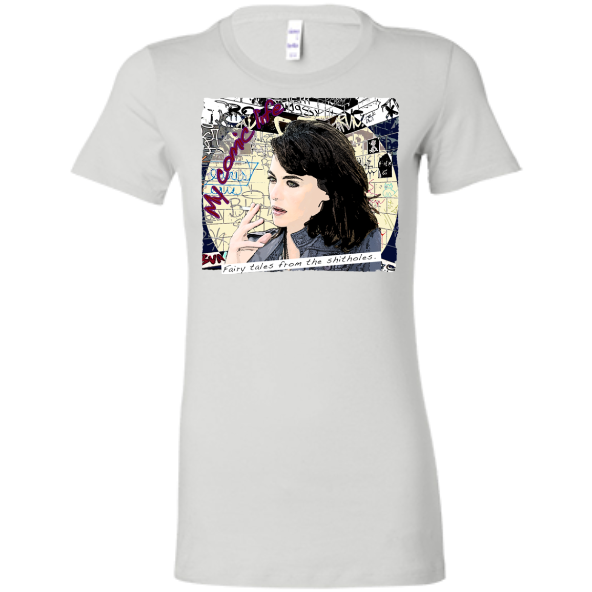 Pop Art Vintage Comics Lichtenstein Style - My Comic Life 06 Tee&Tank Lady Pimamour