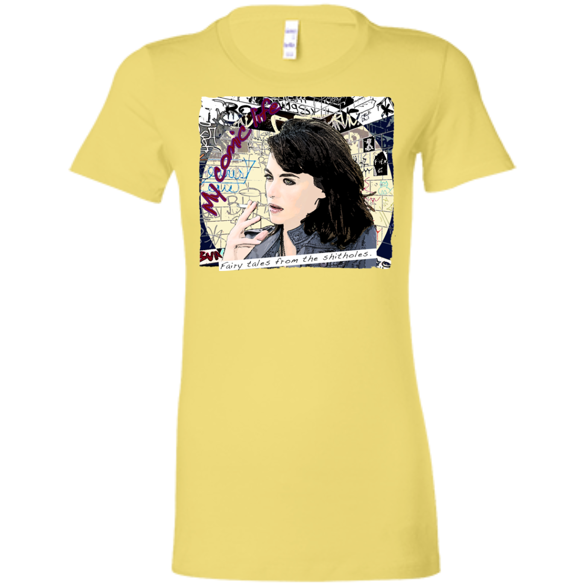 Pop Art Vintage Comics Lichtenstein Style - My Comic Life 06 Tee&Tank Lady Pimamour