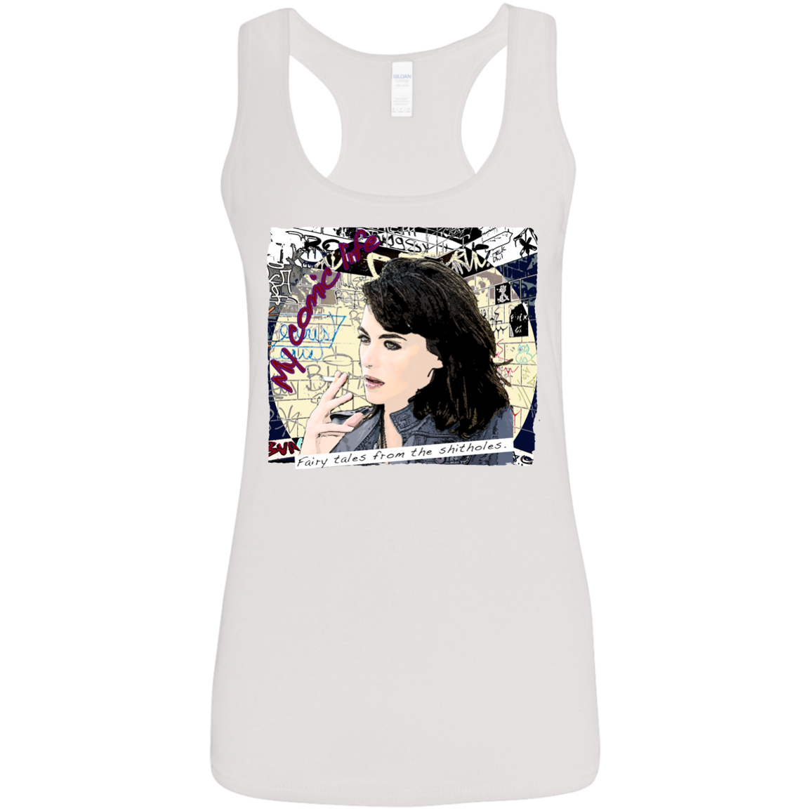 Pop Art Vintage Comics Lichtenstein Style - My Comic Life 06 Tee&Tank Lady Pimamour