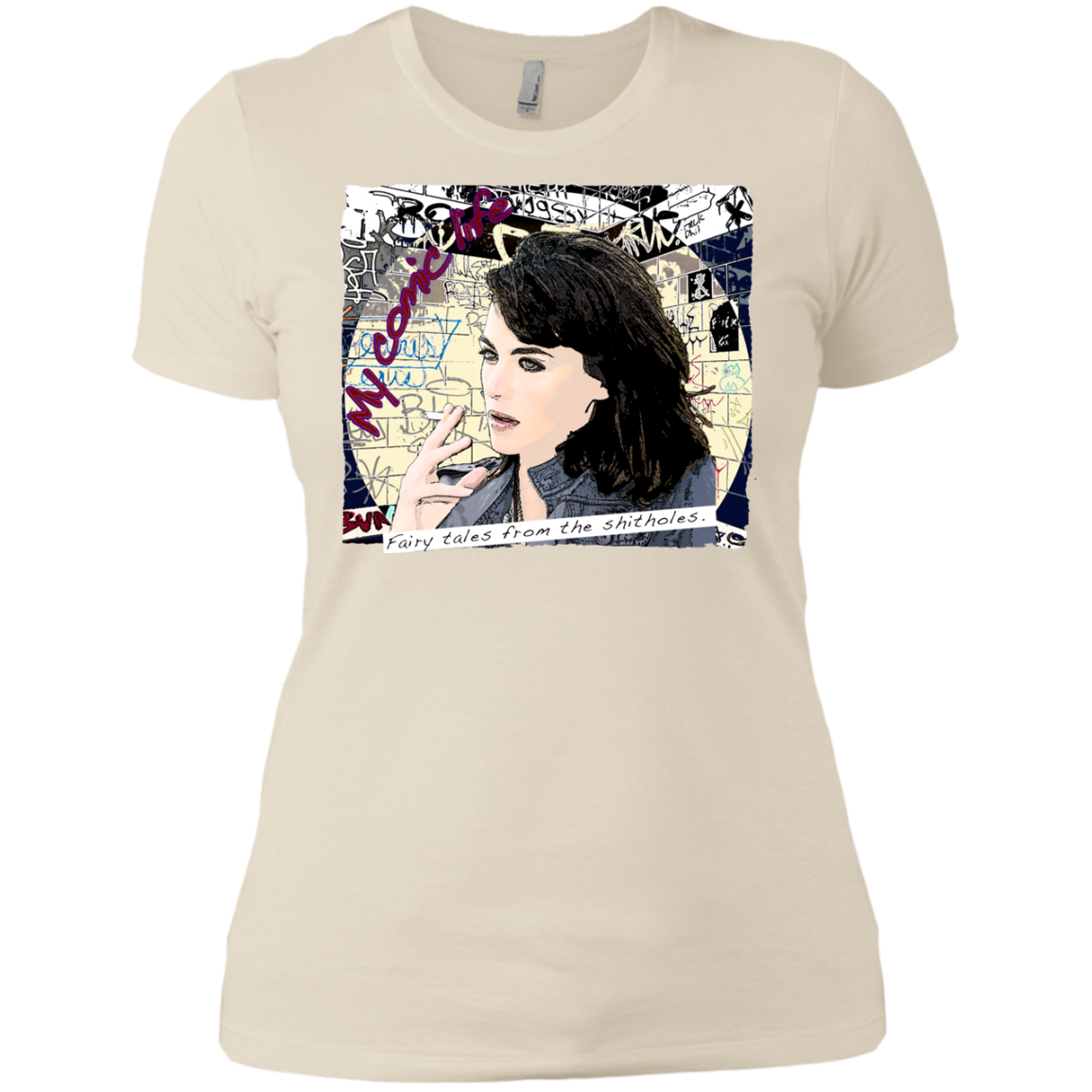 Pop Art Vintage Comics Lichtenstein Style - My Comic Life 06 Tee&Tank Lady Pimamour