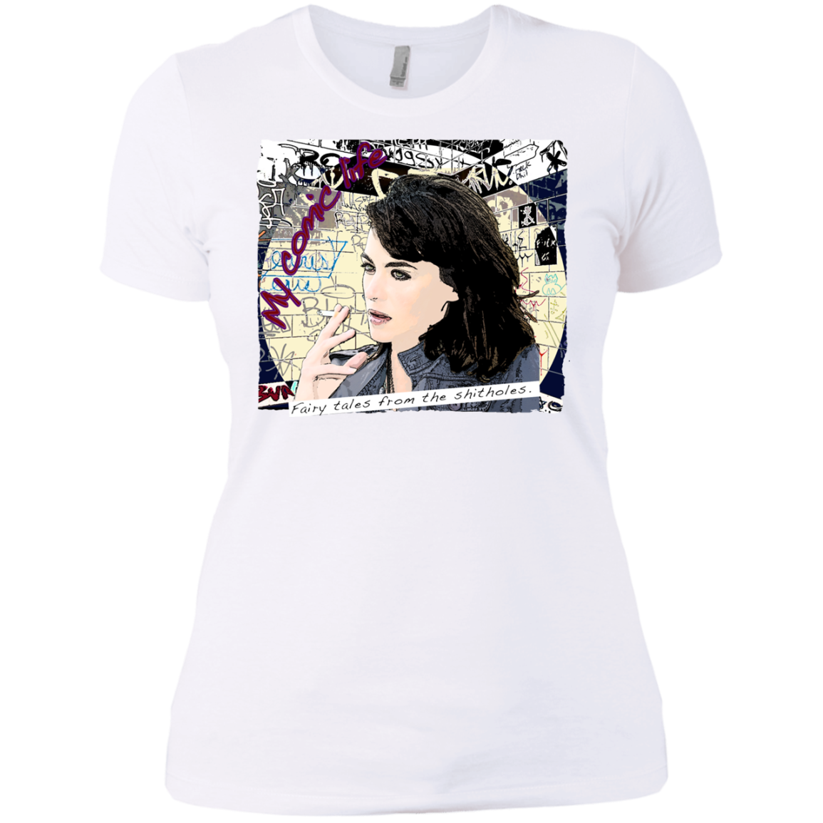 Pop Art Vintage Comics Lichtenstein Style - My Comic Life 06 Tee&Tank Lady Pimamour
