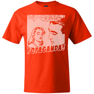 Pop Art Vintage Comics Lichtenstein Style - Popaganda 01 B&W Tee&Tank Men/Unisex Pimamour