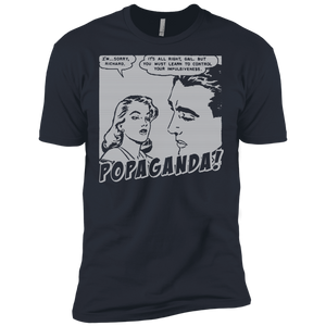 Pop Art Vintage Comics Lichtenstein Style - Popaganda 01 B&W Tee&Tank Men/Unisex Pimamour