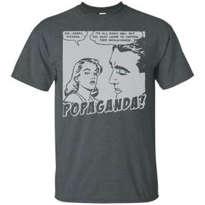 Pop Art Vintage Comics Lichtenstein Style - Popaganda 01 B&W Tee&Tank Men/Unisex Pimamour