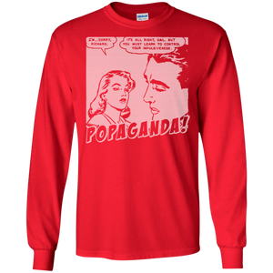 Pop Art Vintage Comics Lichtenstein Style - Popaganda 01 B&W Tee&Tank Men/Unisex Pimamour