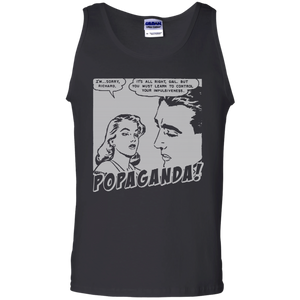 Pop Art Vintage Comics Lichtenstein Style - Popaganda 01 B&W Tee&Tank Men/Unisex Pimamour