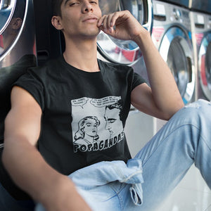 Pop Art Vintage Comics Lichtenstein Style - Popaganda 01 B&W Tee&Tank Men/Unisex Pimamour
