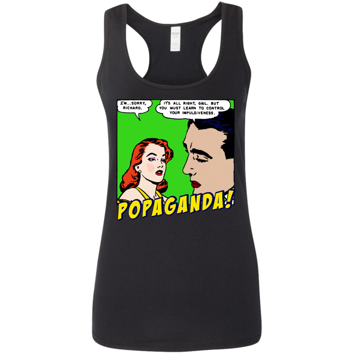 Pop Art Vintage Comics Lichtenstein Style - Popaganda 01 Tee&Tank Lady Pimamour