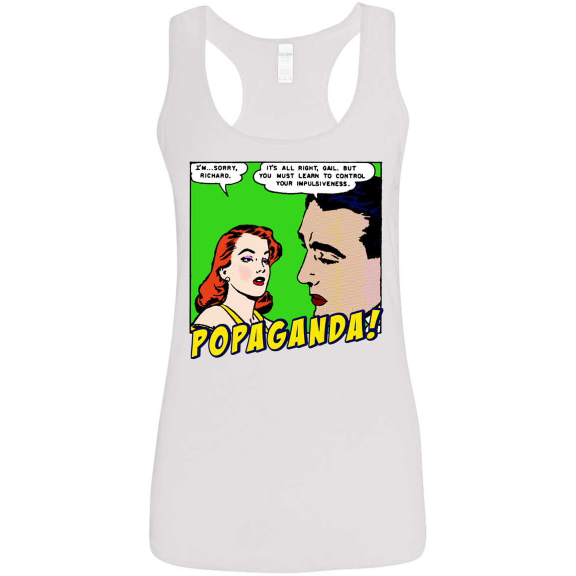 Pop Art Vintage Comics Lichtenstein Style - Popaganda 01 Tee&Tank Lady Pimamour