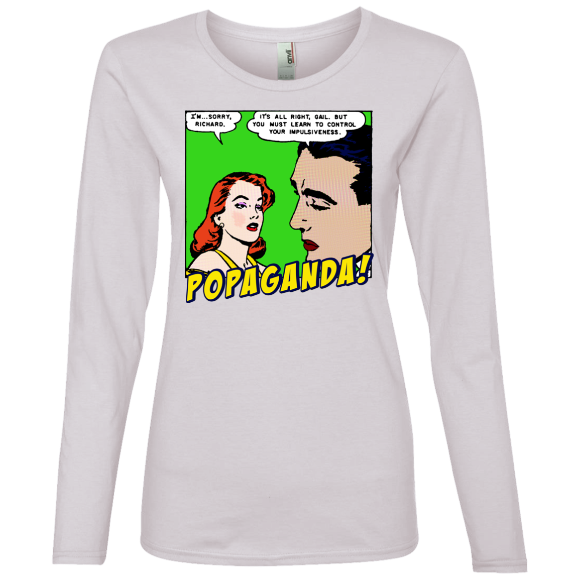 Pop Art Vintage Comics Lichtenstein Style - Popaganda 01 Tee&Tank Lady Pimamour