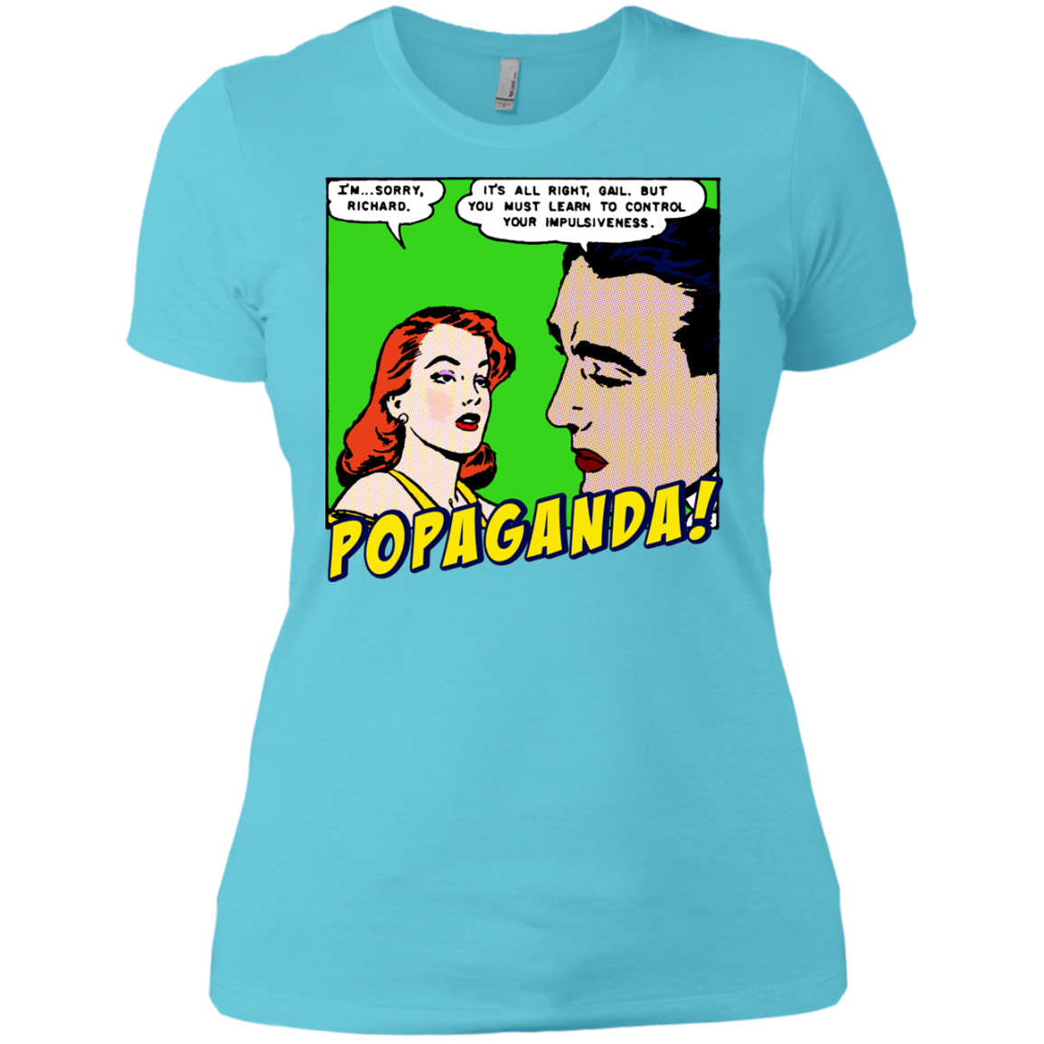 Pop Art Vintage Comics Lichtenstein Style - Popaganda 01 Tee&Tank Lady Pimamour