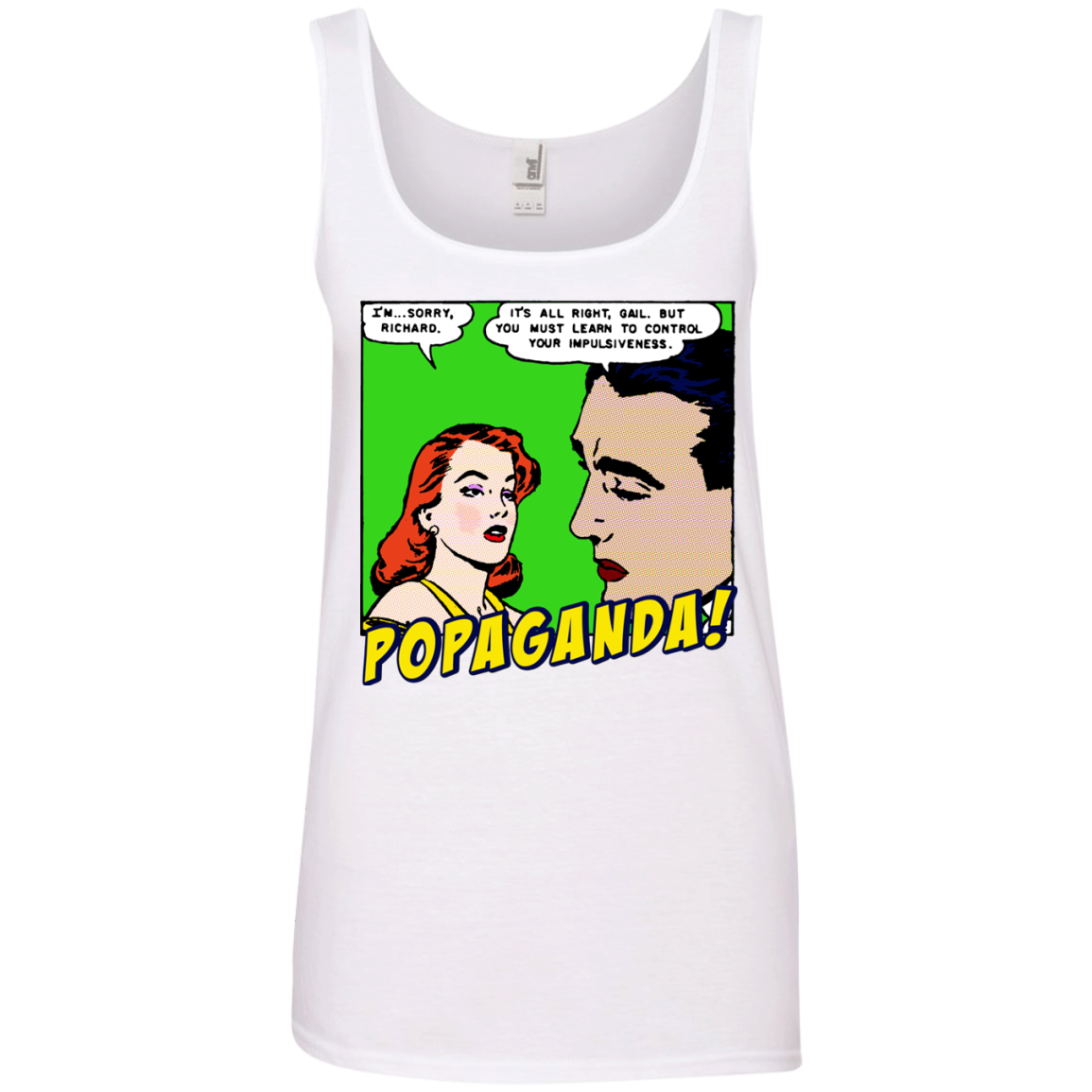 Pop Art Vintage Comics Lichtenstein Style - Popaganda 01 Tee&Tank Lady Pimamour