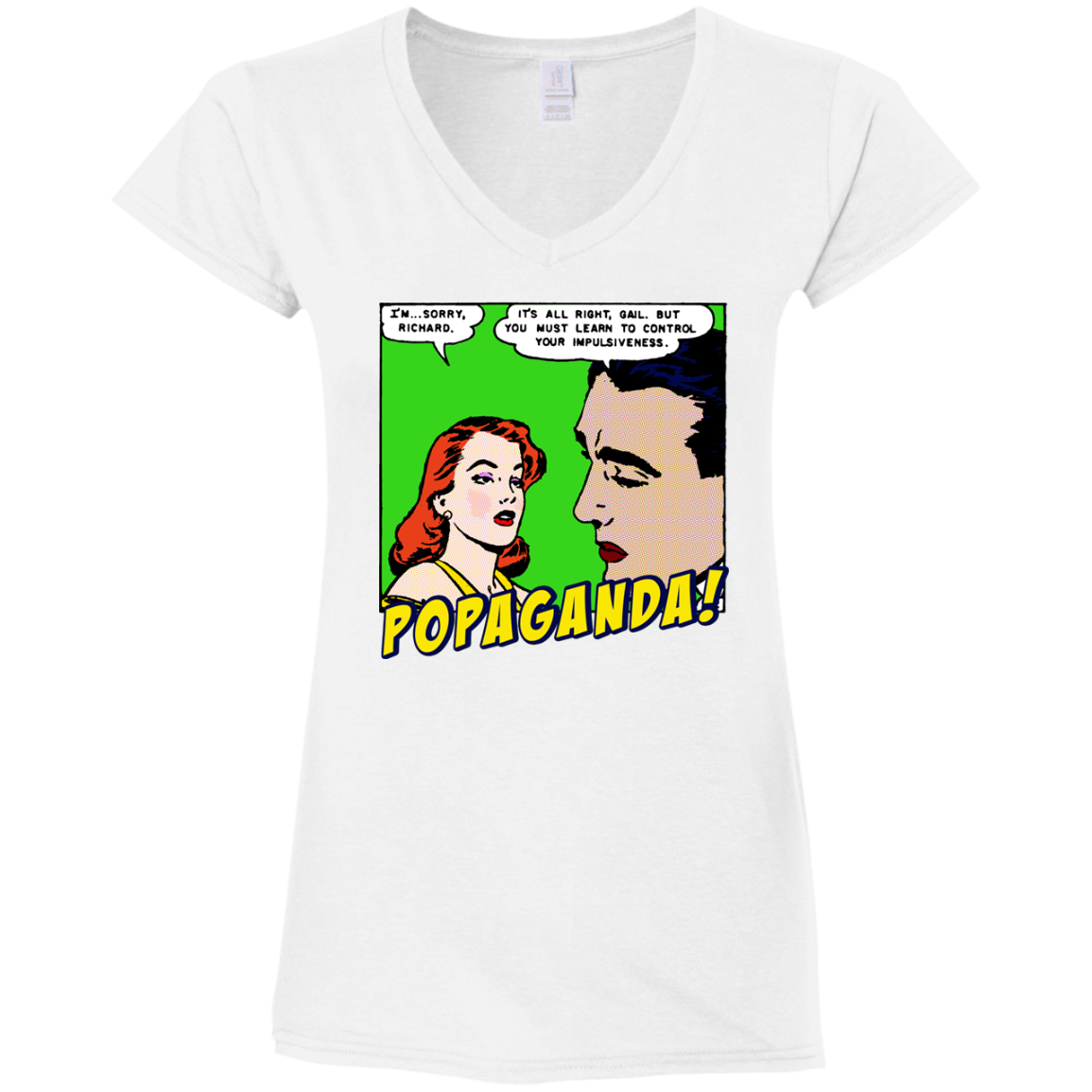 Pop Art Vintage Comics Lichtenstein Style - Popaganda 01 Tee&Tank Lady Pimamour