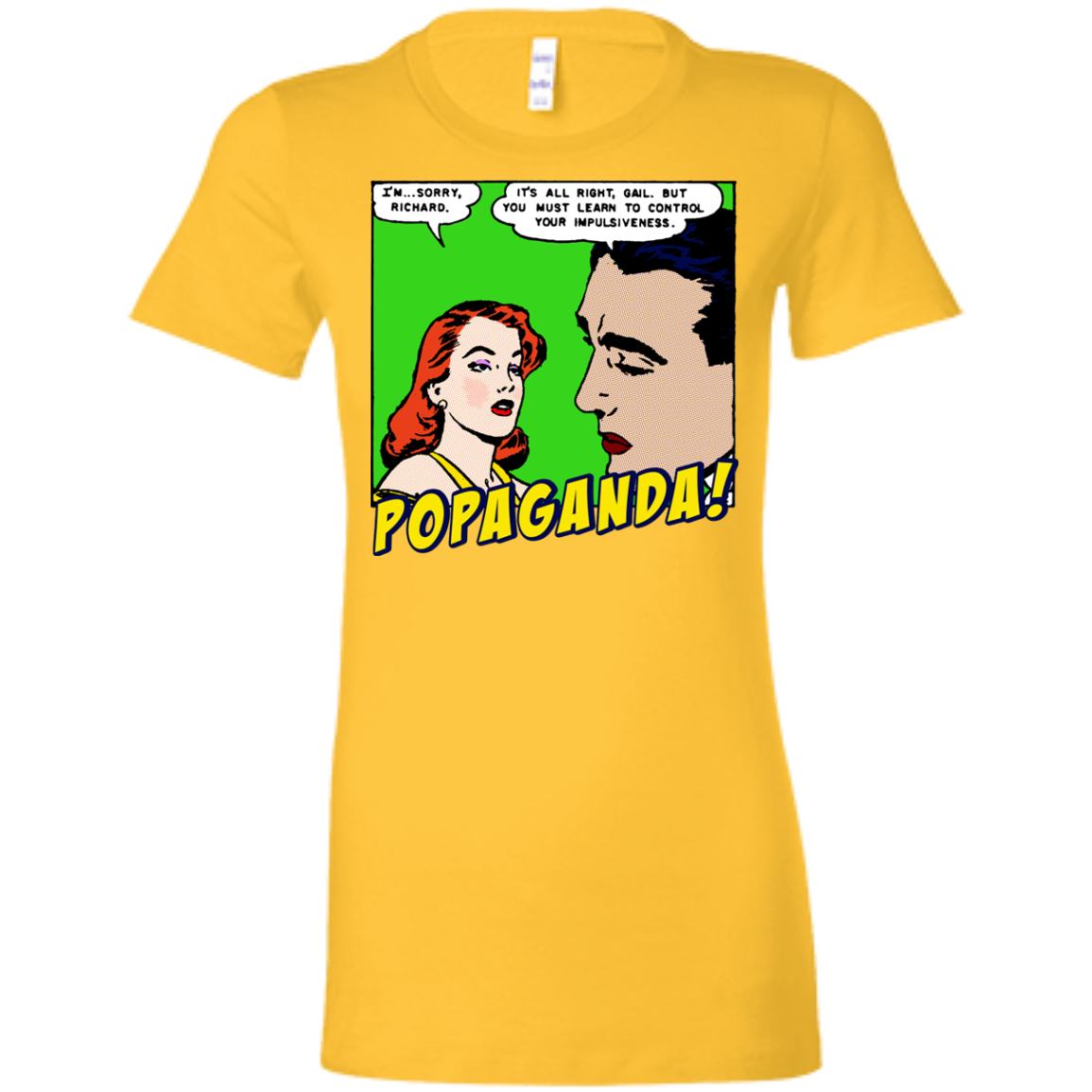 Pop Art Vintage Comics Lichtenstein Style - Popaganda 01 Tee&Tank Lady Pimamour