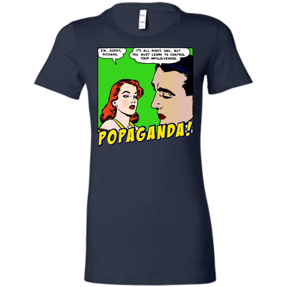 Pop Art Vintage Comics Lichtenstein Style - Popaganda 01 Tee&Tank Lady Pimamour