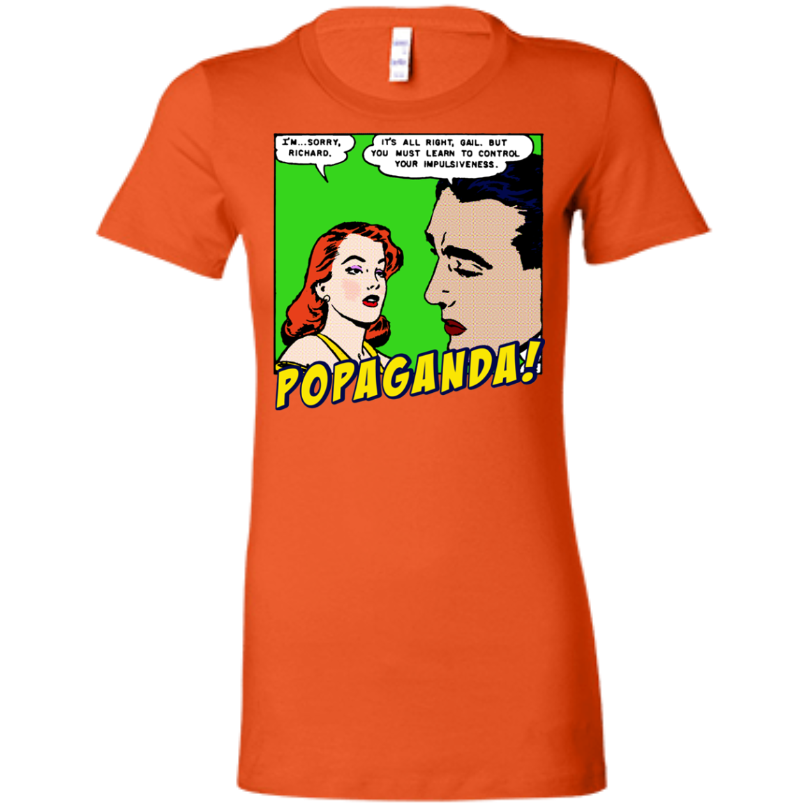 Pop Art Vintage Comics Lichtenstein Style - Popaganda 01 Tee&Tank Lady Pimamour
