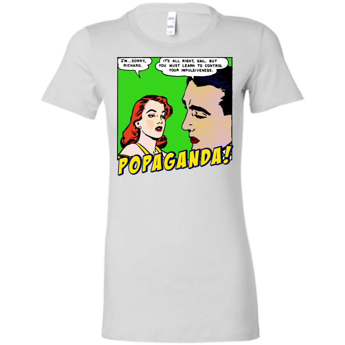 Pop Art Vintage Comics Lichtenstein Style - Popaganda 01 Tee&Tank Lady Pimamour