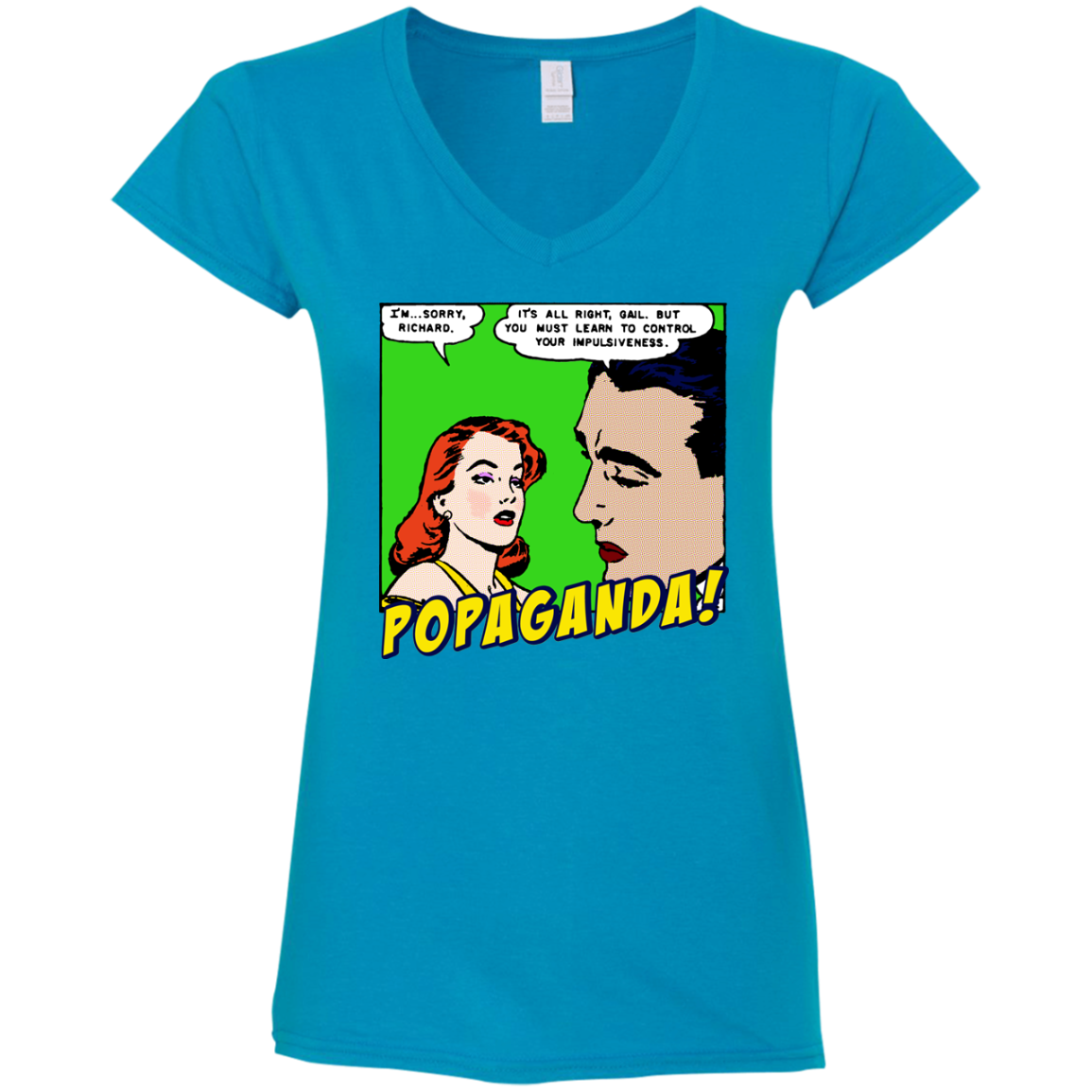Pop Art Vintage Comics Lichtenstein Style - Popaganda 01 Tee&Tank Lady Pimamour