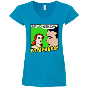 Pop Art Vintage Comics Lichtenstein Style - Popaganda 01 Tee&Tank Lady Pimamour
