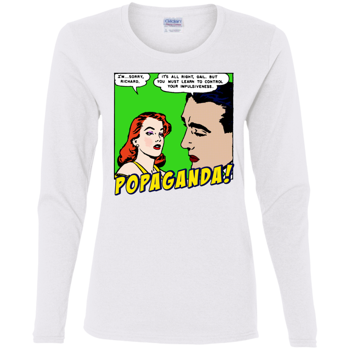Pop Art Vintage Comics Lichtenstein Style - Popaganda 01 Tee&Tank Lady Pimamour