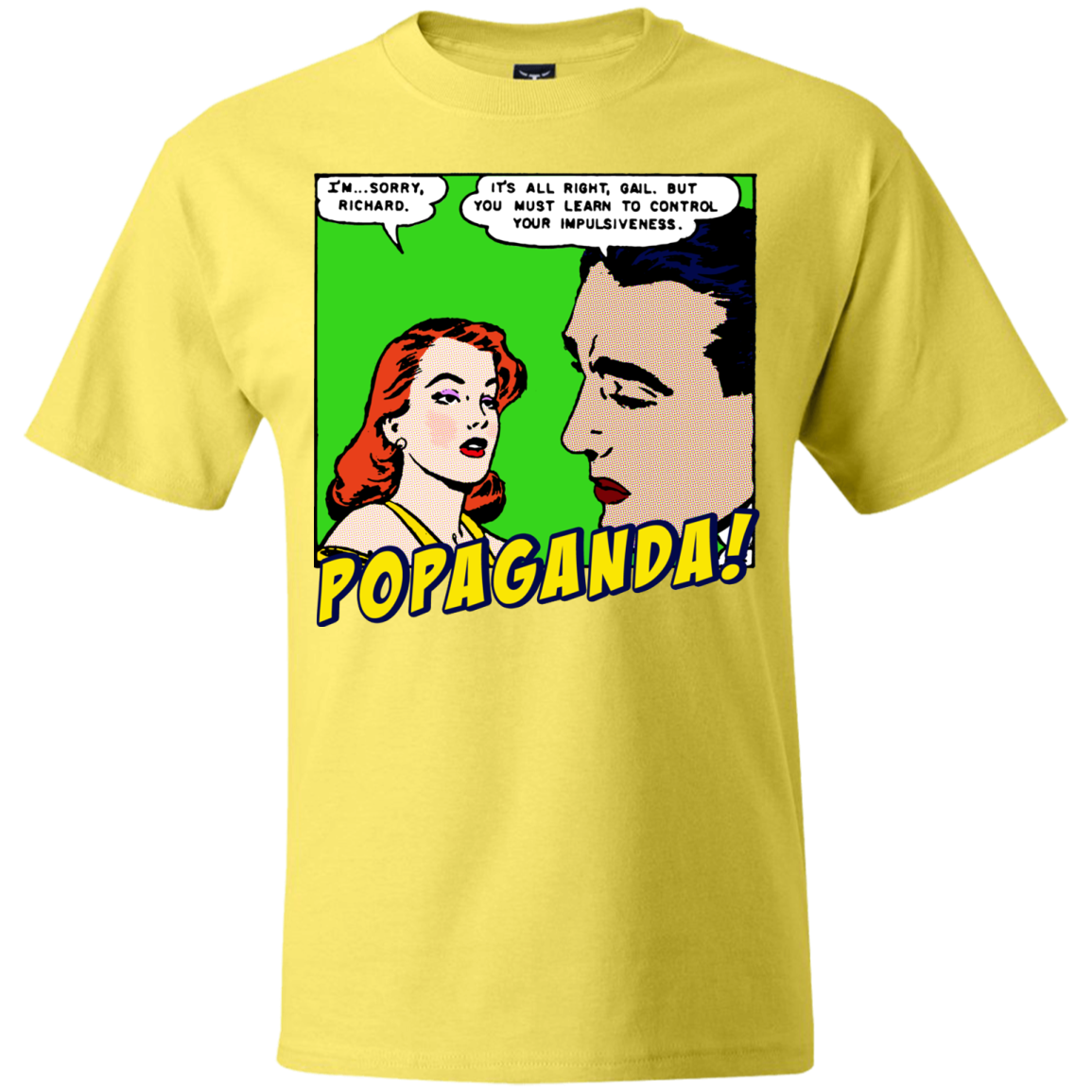 Pop Art Vintage Comics Lichtenstein Style - Popaganda 01 Tee&Tank Men/Unisex Pimamour