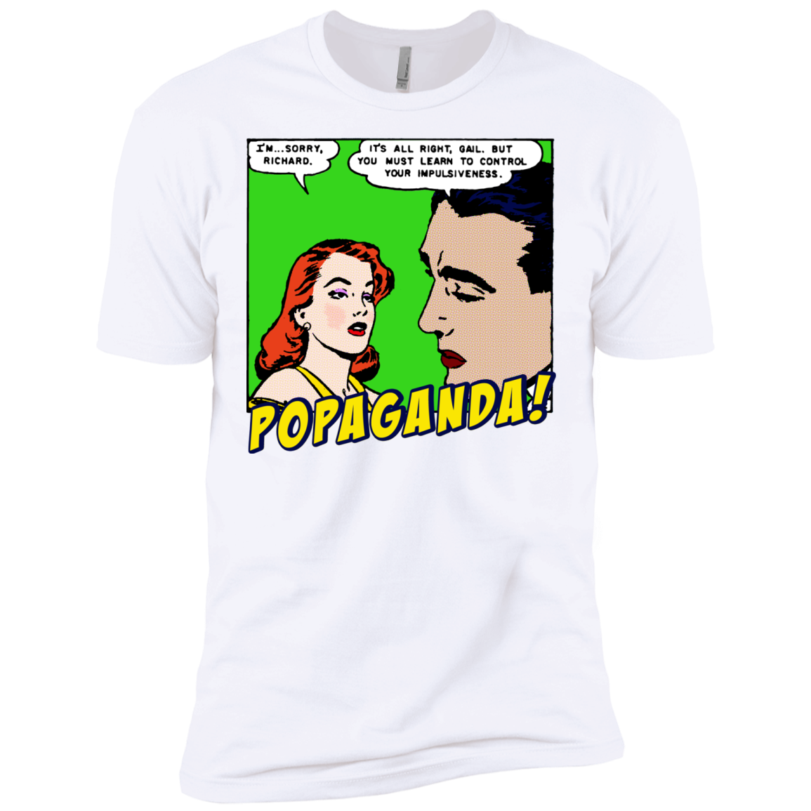 Pop Art Vintage Comics Lichtenstein Style - Popaganda 01 Tee&Tank Men/Unisex Pimamour