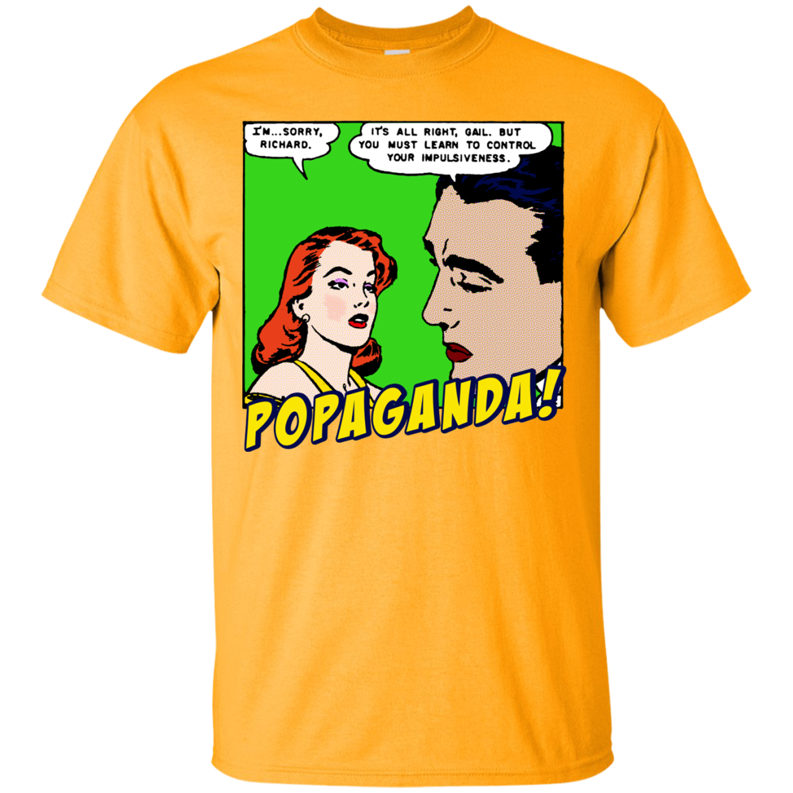 Pop Art Vintage Comics Lichtenstein Style - Popaganda 01 Tee&Tank Men/Unisex Pimamour